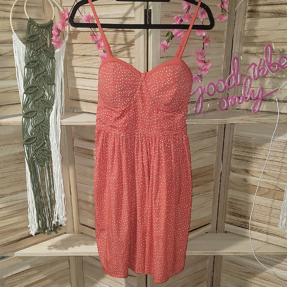 VINTAGE VIBE RED & WHITE POLKA DOT SUMMER DRESS